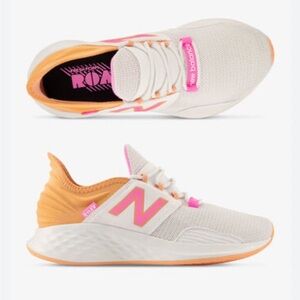 NEVER WORN New Balance Orange, Pink, White Athletic Shoes